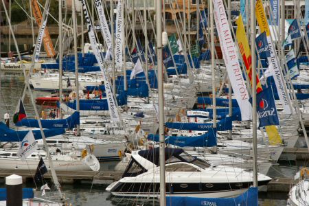 The Sunsail fleet at Cowes